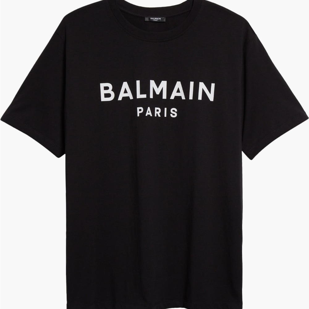 Balmain Logo Graphic T-Shirt